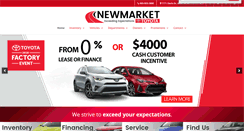 Desktop Screenshot of newmarkettoyota.ca